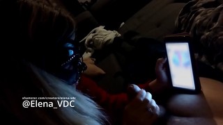 Sucking my beau while I see dickpics on twitter
