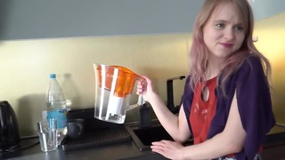 Light Fairy goes down on stepbrother to suck his rod