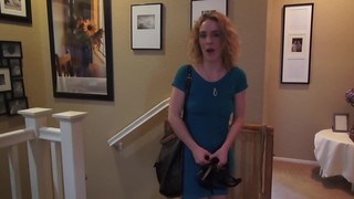 Tipsy teenager opens up gams on camera not to be penalized by step-mom